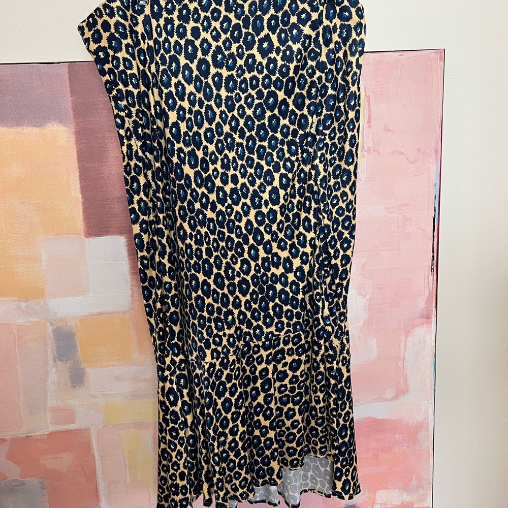 Maeve Anthropologie Leopard Print Women's Skirt, Sz 1x